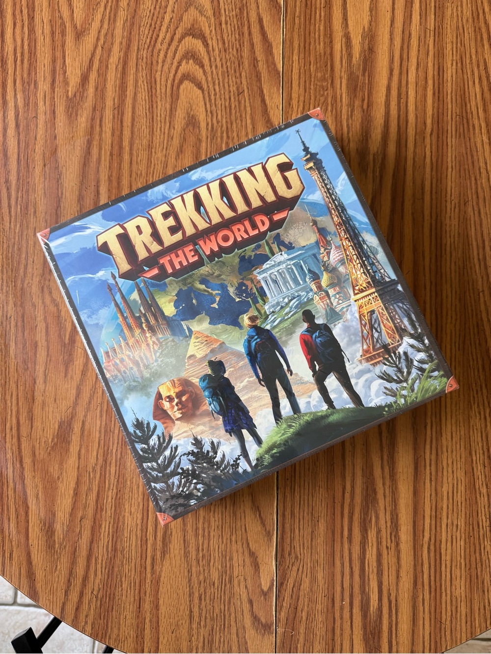 Trekking the World Kids Strategy Board Game - Blue Adventure Cover